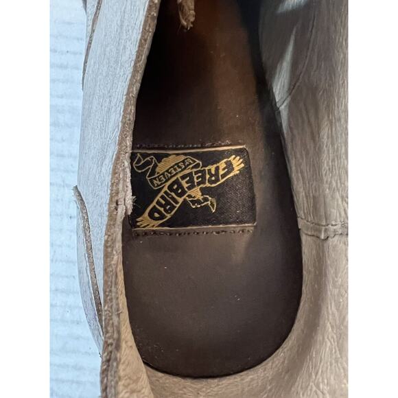 Freebird Ankle Boot‎ Womens Size 8 Gray Antiqued Distressed Leather - Picture 7 of 8